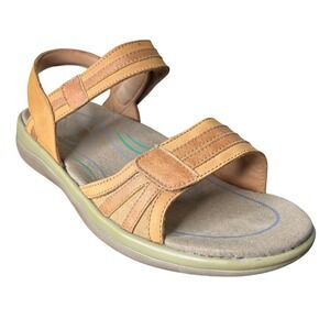 Orthofeet Sandals Sz 11 936 Paloma Women Tan Leather Orthopedic Comfort Strappy